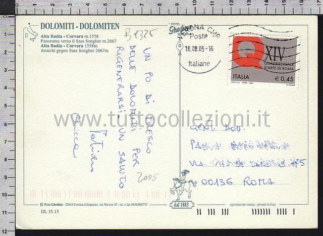 Collezionismo di storia postale buste viaggiate affrancatura tariffe postali degli anni 2000